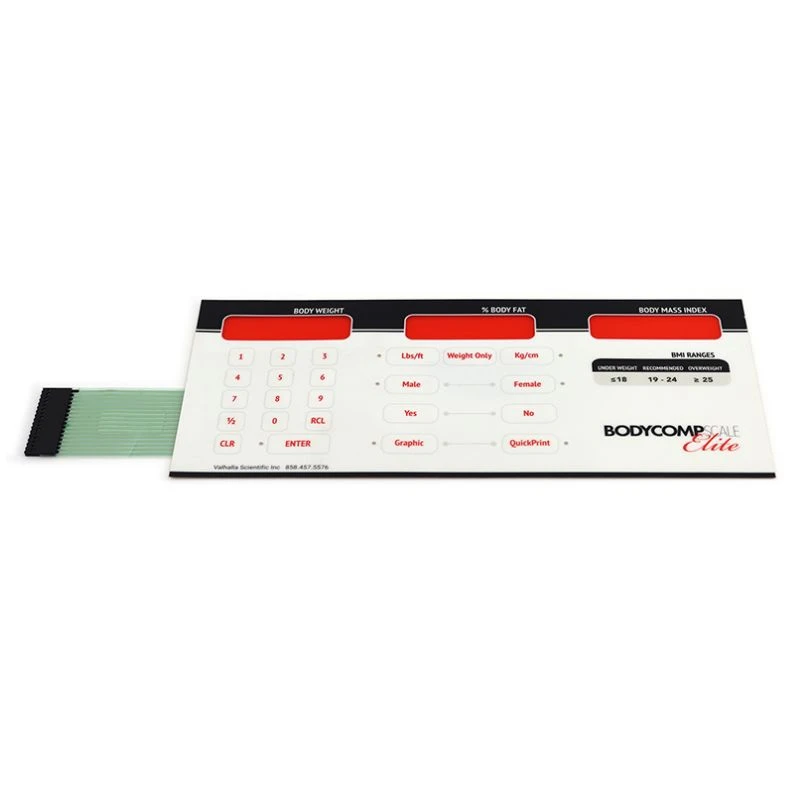 Membrane Switches Control Panels for Medical Instruments