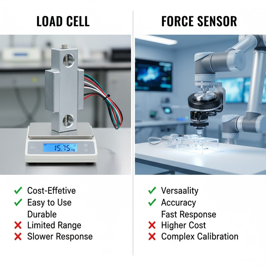 Load Cells vs Force Sensors