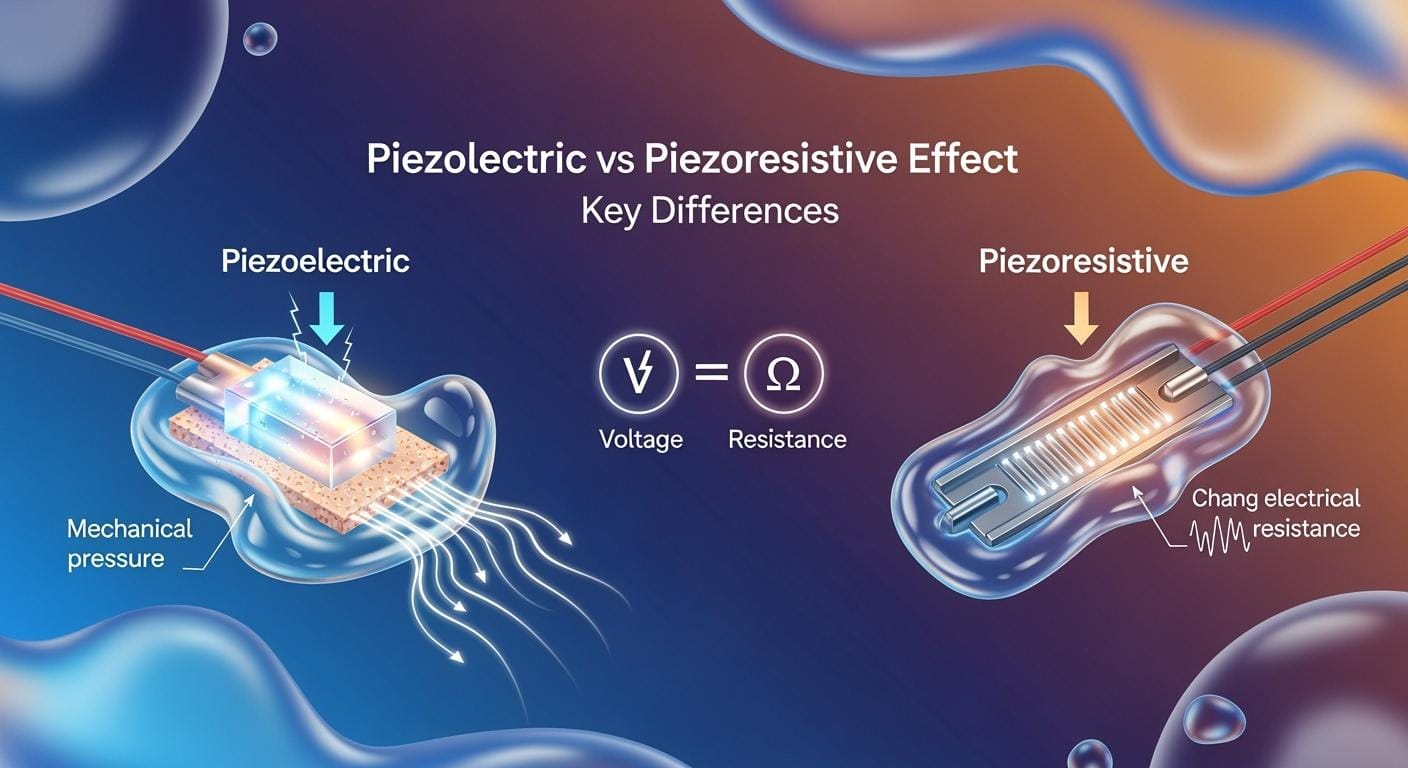 Piezoelectric vs Piezoresistive Effect Key Differences